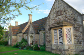 The almshouses at Hilmarton in the “Poynder” style, although designed by Henry Weaver, Poynder’s land agent.