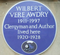 The plaque at Lorne House in Box