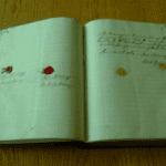 The sealed pages of the logbook