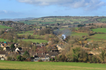 Steam through Box and Corsham