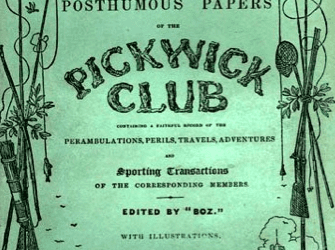 Charles Dickens, Pickwick and the ‘Pickwick Papers’