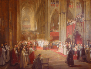 Queen Victoria's Golden Jubilee Service, Westminster Abbey, 21 June 1887 by William Ewart Lockhart