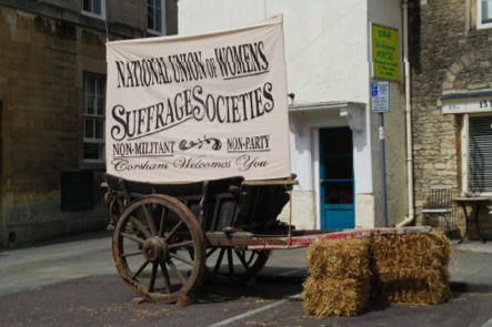 Suffragist commemoration in Corsham