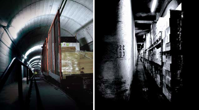 Inside the Corsham Cellars