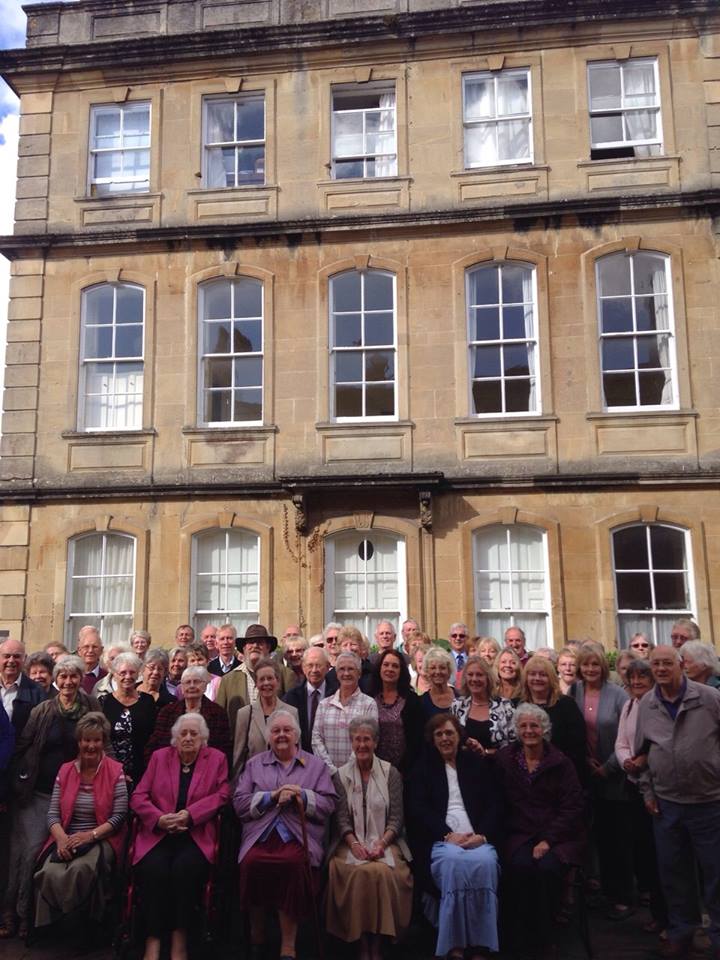 Over 60 people take a tour of Alexander House, where they were born