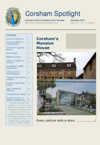 Corsham’s Mansion House – an update